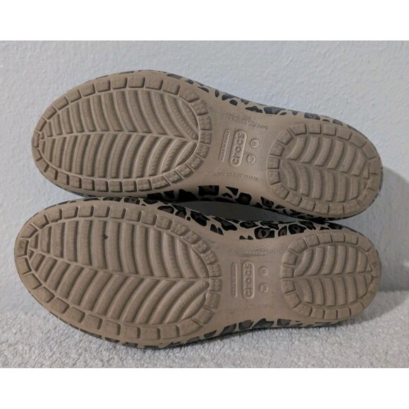 Crocs Kadee Womens Size 8 Ballet Flats Leopard Animal Print Slip On Shoes - Picture 11 of 12